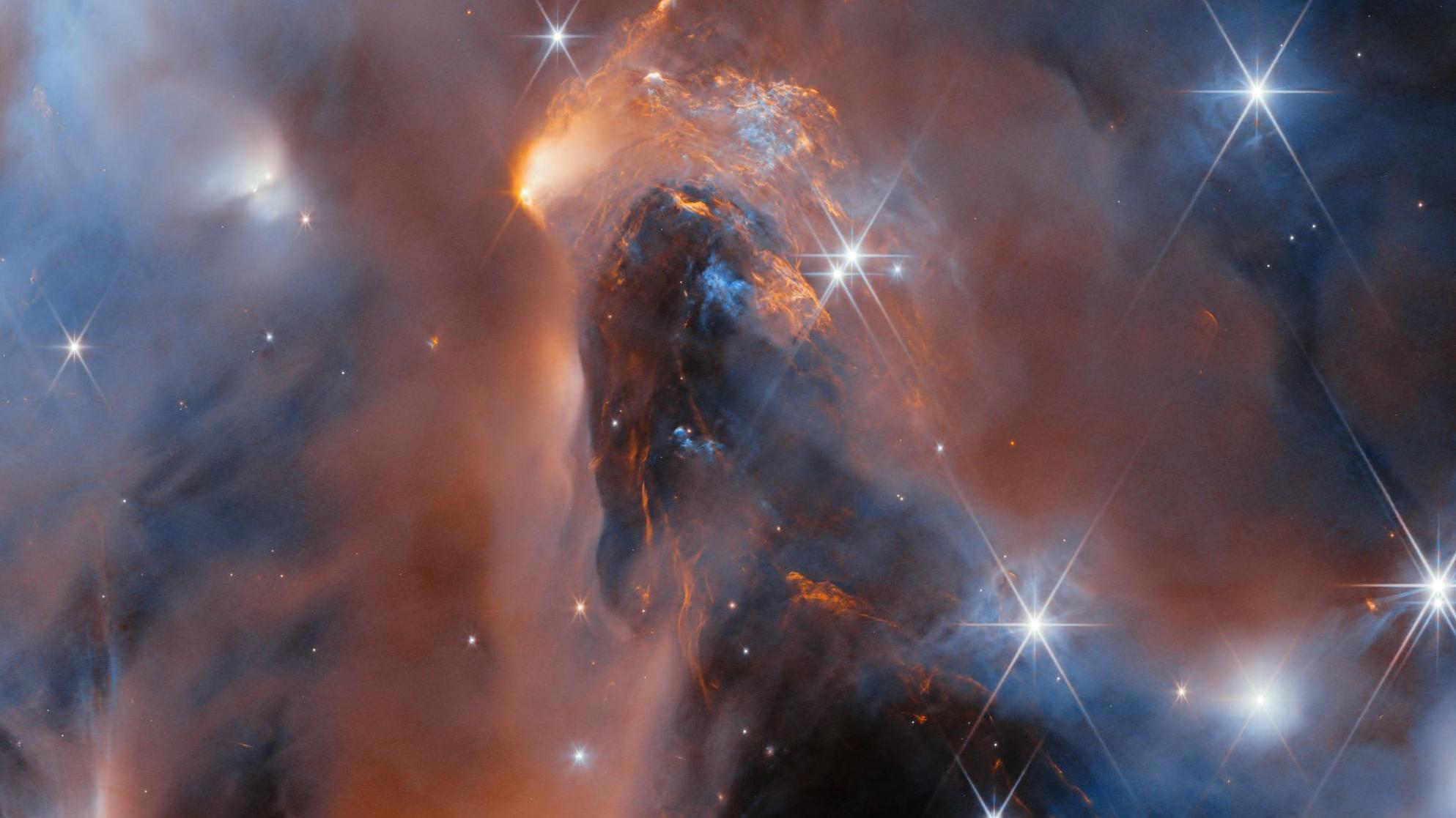 Nearby star-forming cluster, NGC